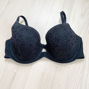 BUY 1 GET 1 FREE Victorias Secret 38dd lined demi body by Victoria black bra